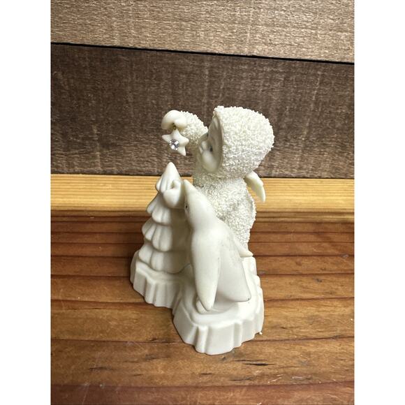 2001 Dept 56 Snowbabies Figurine "Make It Shine" with Swarovski Stone In Box - Picture 3 of 7